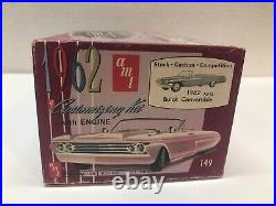 Vintage Original Amt 1/25 Scale 3 N' 1 1962 Buick Convertible Unbuilt Model Kit