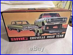 Vintage Original Amt Chevelle Drag Team Unbuilt Sealed Inner Bags Kit# T360