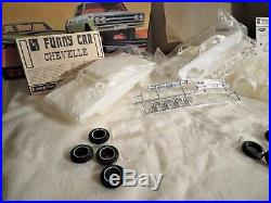 Vintage Original Amt Chevelle Drag Team Unbuilt Sealed Inner Bags Kit# T360