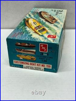 Vintage Original Issue Amt 1/25 Scale 1959 Customizing Boat Kit Factory Sealed