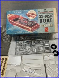 Vintage Original Issue Amt 1/25 Scale 1960's Rayson Ski-drag Boat Model Kit