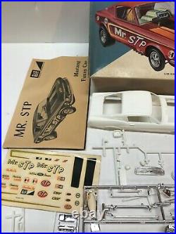 Vintage Original Mpc 1/25 Scale 1967 Mr. Stp Funny Car Model Kit Unbuilt