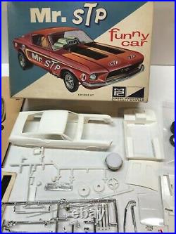 Vintage Original Mpc 1/25 Scale 1967 Mr. Stp Funny Car Model Kit Unbuilt