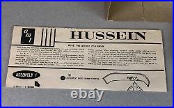 Vintage Rare AMT HUSSEIN Model Kit Complete parts, No lid to Box