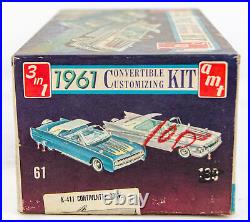 Vintage SEALED AMT 125 Scale 1961 Lincoln Continental Convertible Model Car Kit