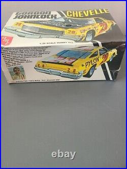 Vintage Sealed AMT Gordon Johncock Chevelle #28 NASCAR Pylon Model Car Kit T395