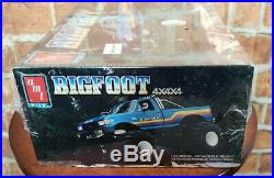Vintage Sealed MIB AMT Ertl Bigfoot 4x4x4 Monster Truck Model Kit 1991 1/25