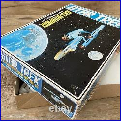 Vintage Star Trek AMT USS Enterprise Space Ship Model Kit Long Box Version 5