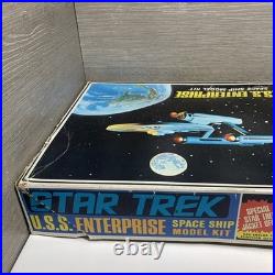 Vintage Star Trek USS Enterprise Unbuilt 1974 AMT Model