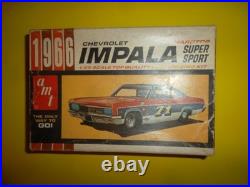 Vintage amt 1966 chevy impala ss convertible model car kits 1/25
