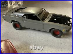 Vintage model car junkyard F/C restoration project Lot Boss Mustang, Charger Rt