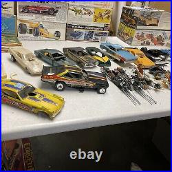 Vintage model car junkyard Funny Dragster restoration project Lot Vega Corvette