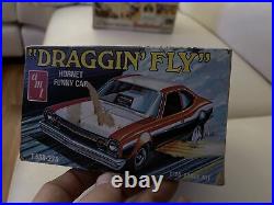 Vintage model car kit Amt Draggin Fly Hornet Funny Car