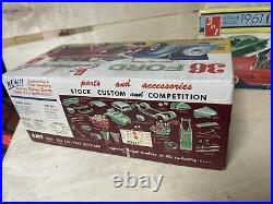 Vintage model empty box lot 3 In 1- 36 Ford Customizing Kit 1961 Ford falcon