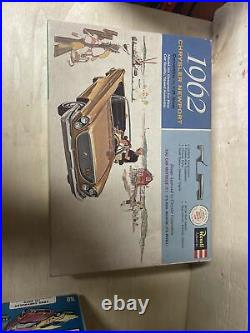 Vintage model empty box lot 40 Ford Chrysler Newport 1960 Chevrolet