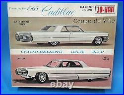 Vtg 1960s Johan 1965 Cadillac 1/25 model kit annual orig once built 65
