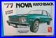 Vtg AMT 1977 Chevy Nova hatchback 1/25 Model Annual