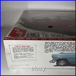 Vtg AMT'55 Chevrolet Bel Air Hardtop #4803 Model Kit Big Scale 1/16 Sealed New