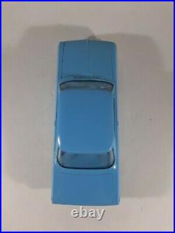 Vtg Blue Chevrolet Nova SS 1965 AMT Model Kit Plastic Car