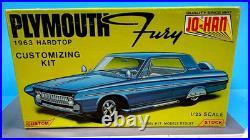 Vtg Johan 1963 Plymouth Fury 1/25 Model Molded in Red